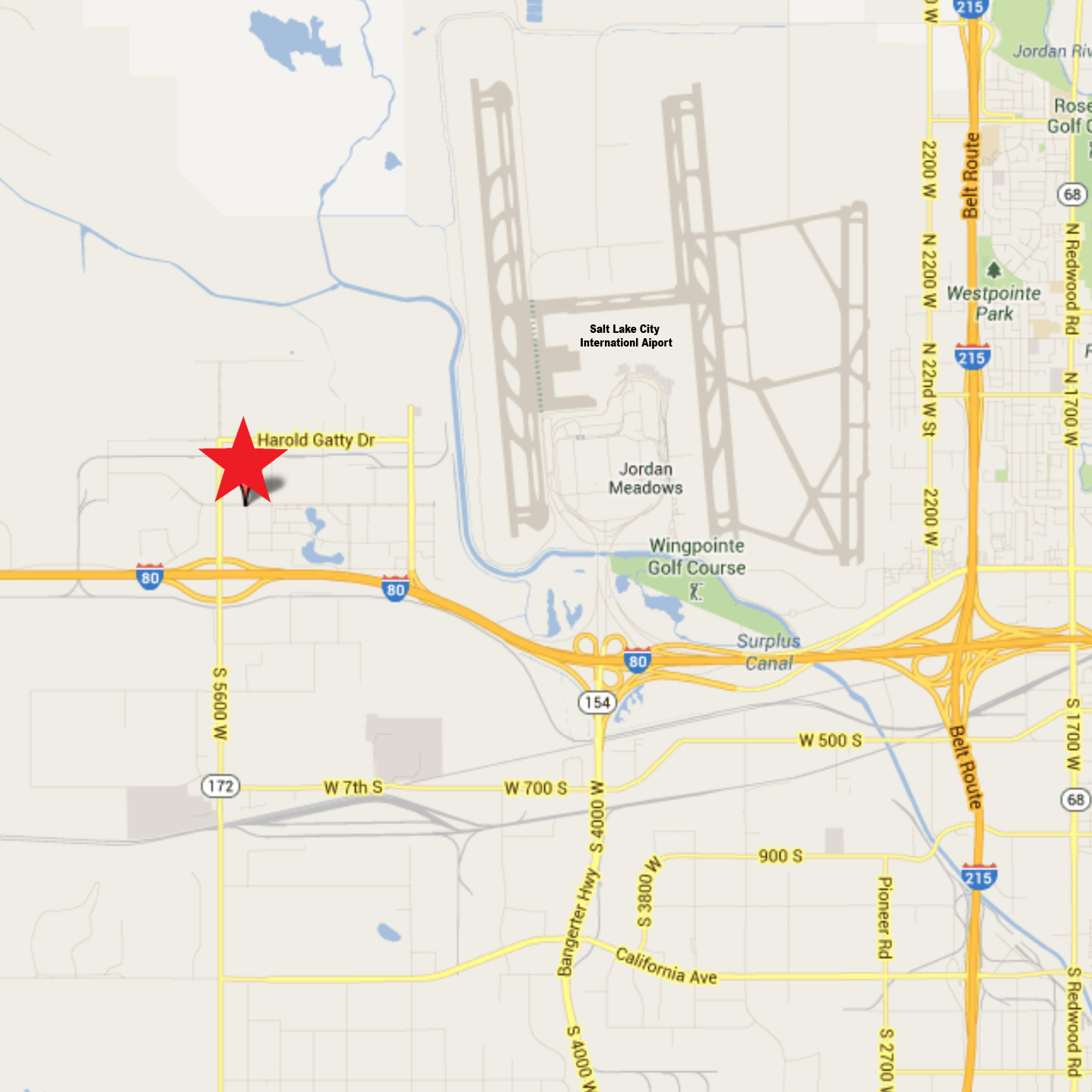 Ramada SLC AirportMap